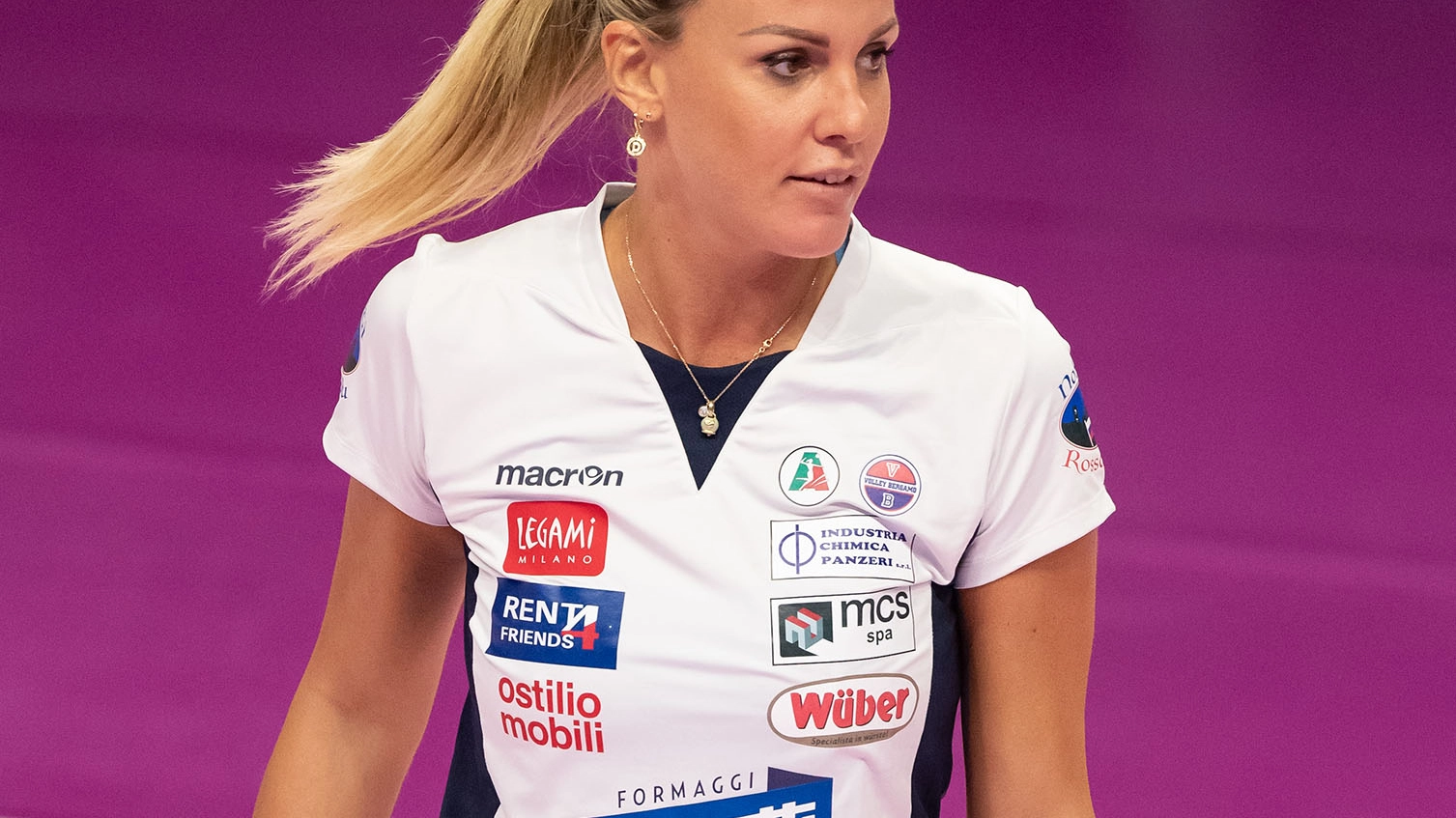 La pallavolista Francesca Marcon