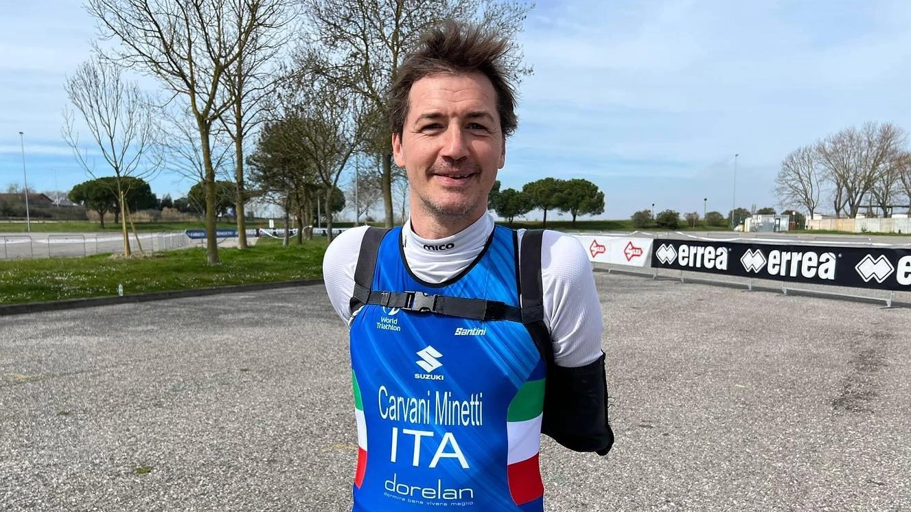 Il paratleta Alessandro Carvani Minetti