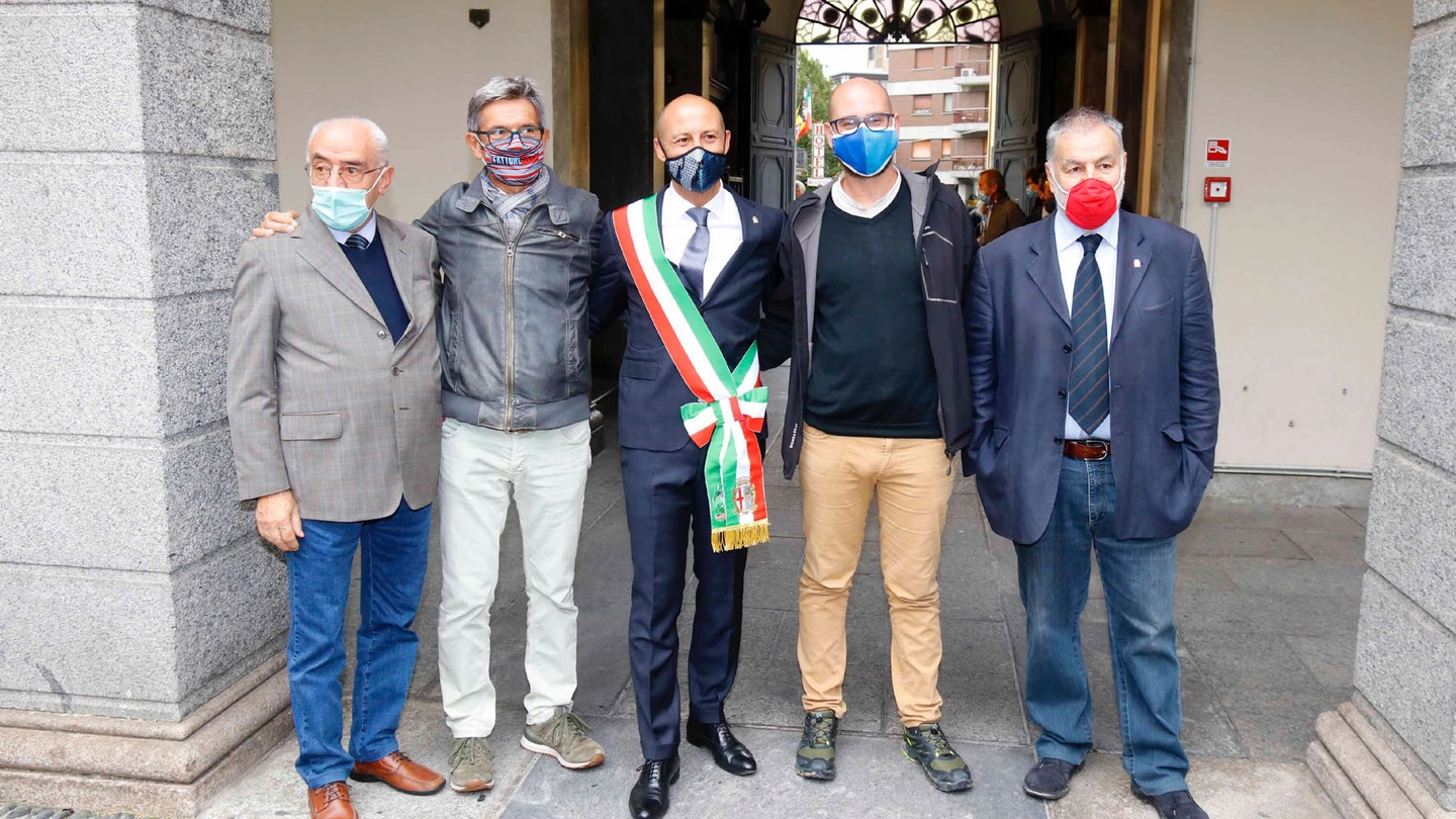 Alfredo Marelli, Andrea Frigerio, Mauro Gattinoni, Alessio Dossi e Alberto Anghileri