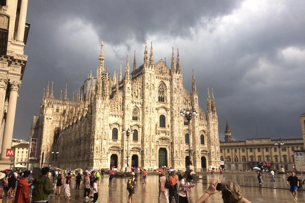 Temporale a Milano