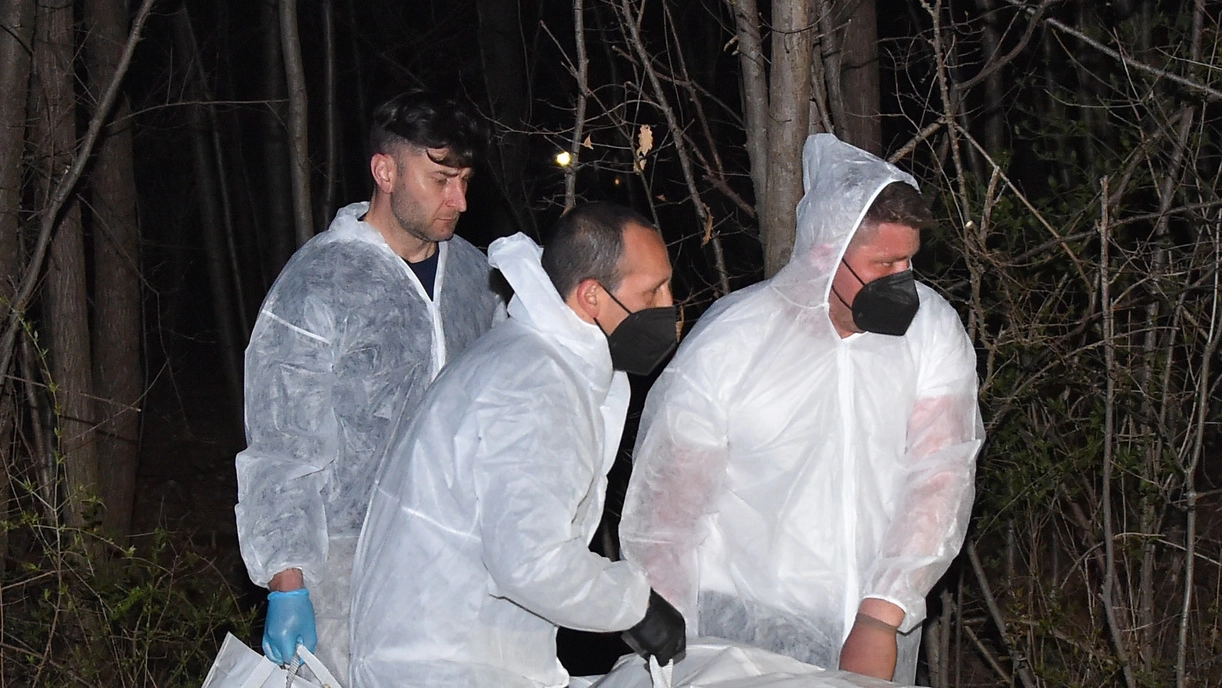 Rilievi sul luogo dell'omicidio Rilievi sul luogo dell'omicidio