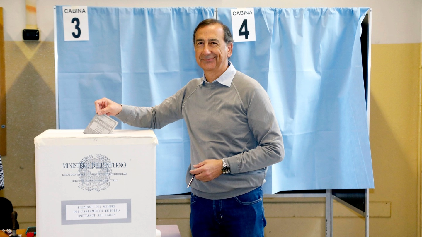 Beppe Sala vota pere le elezioni europee