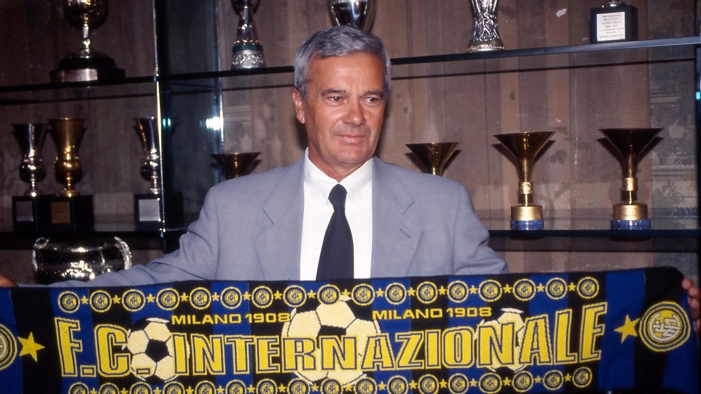 Gigi Simoni ai tempi dell'Inter
