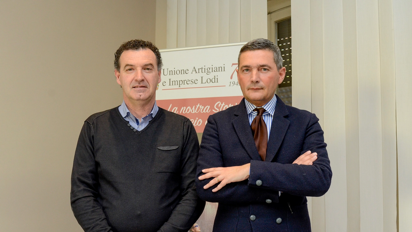 Il presidente Nicola Marini e il segretario Mauro Sangalli (Cavalleri) 
