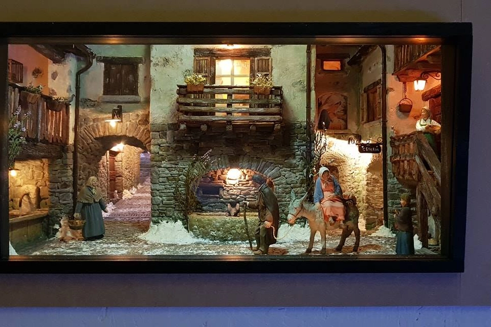 Presepe a Villa Litta (Foto Facebook)