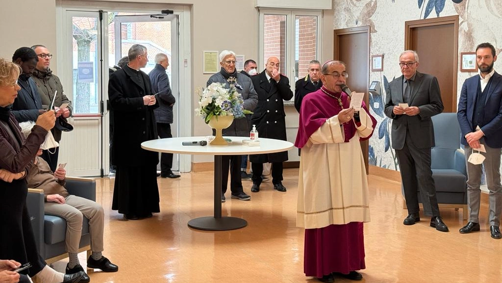Monsignor Delpini fa visita ai Residenti ed Operatori della Casa Famiglia di Fondazione Mantovani a San Vittore Olona