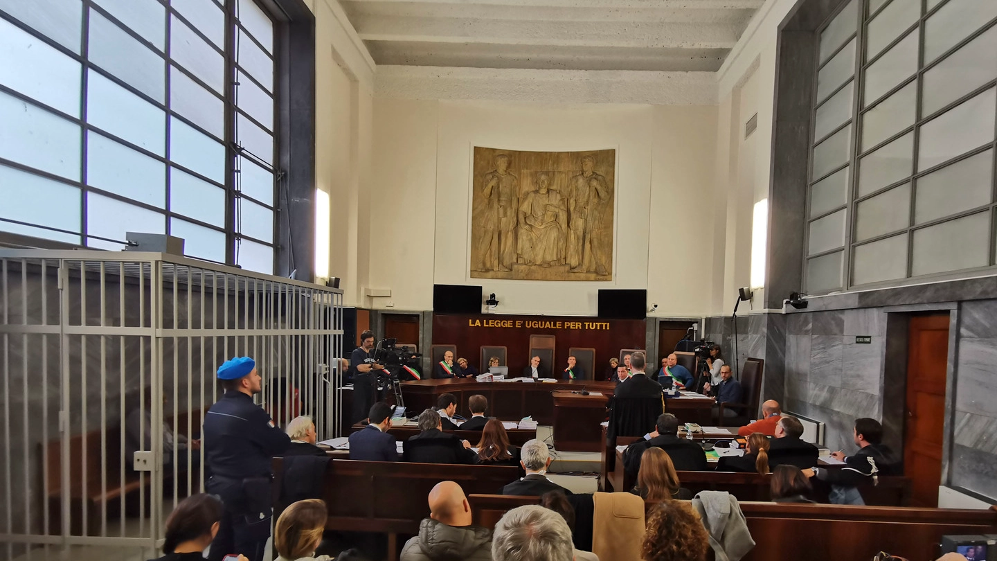 Aula del Palazzo di giustizia di Milano