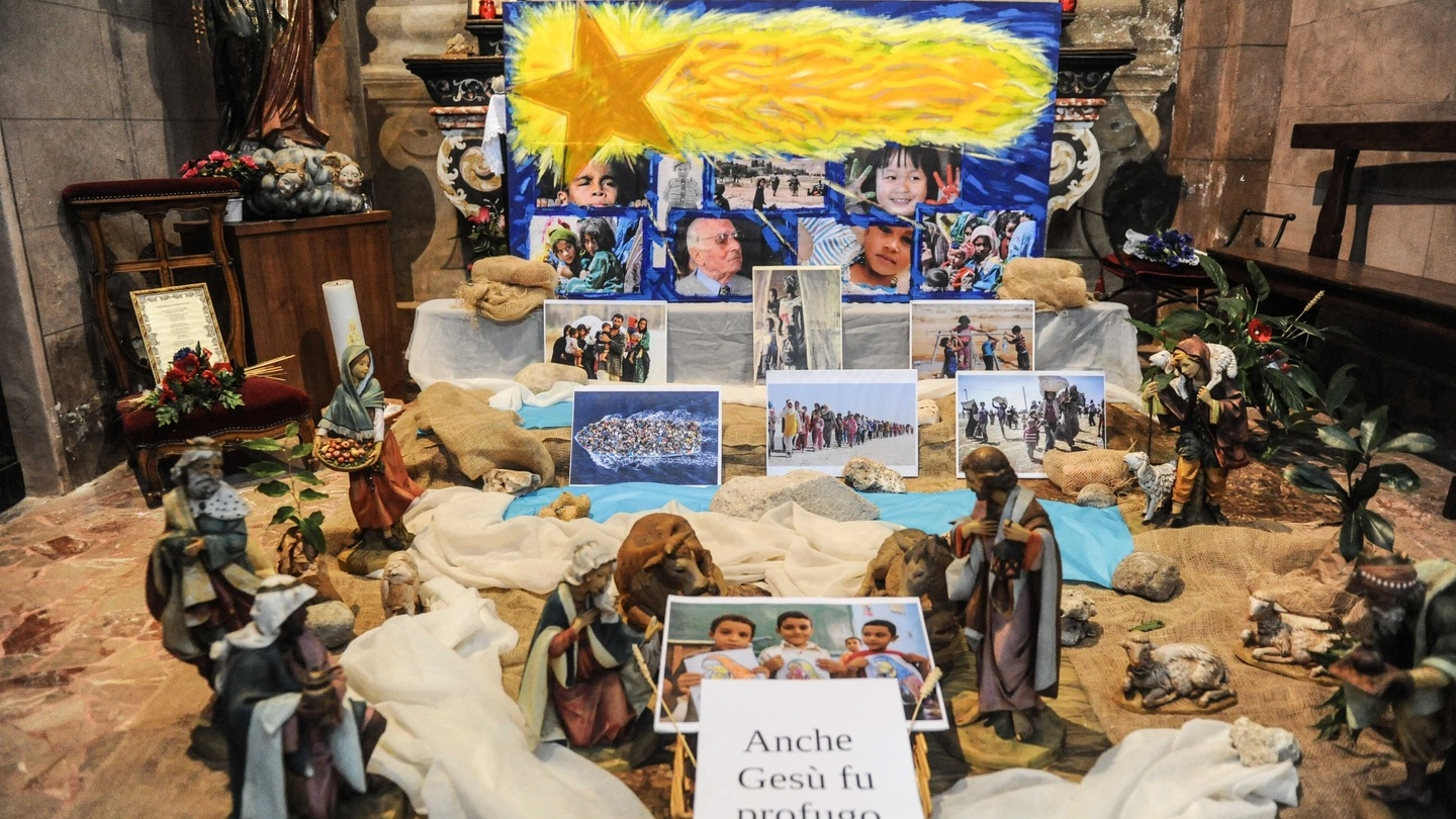 Allestito al Tempio civico con immagini e messaggi per ricordare i bambini di Aleppo