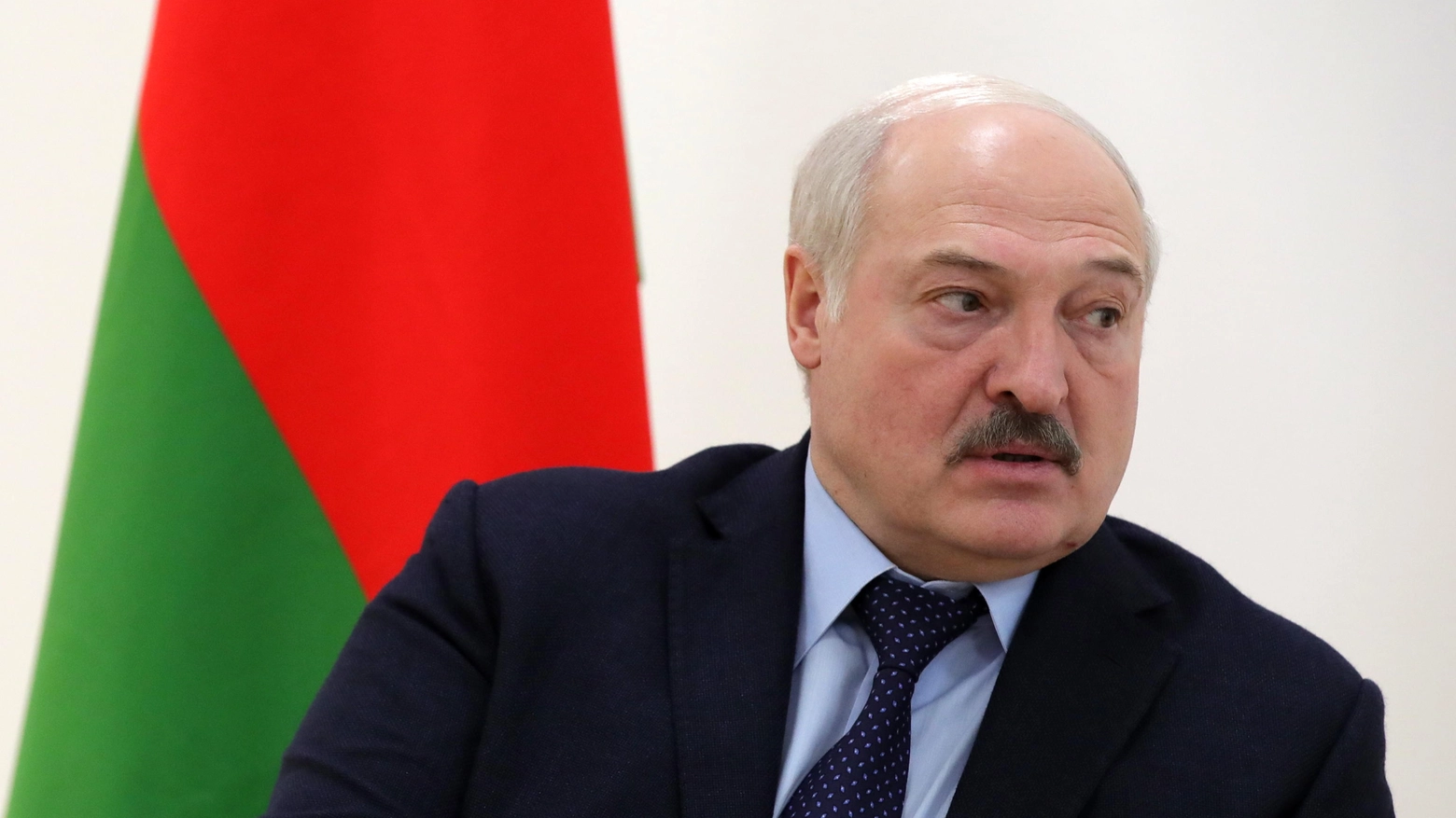 Il presidente bielorusso Aleksandr Lukashenko (Ansa/Mikhail Klimentyev /Kremlin pool)