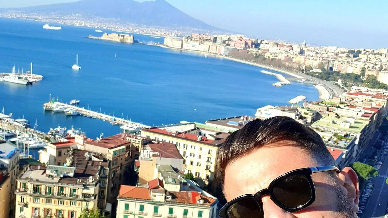 Il carabiniere Giuseppe Montella in una foto tratta dal suo profilo Instagram