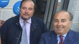 L'imprenditore Antonio Lugarà (a destra) con l'ex consigliere comunale Stefano Gatti