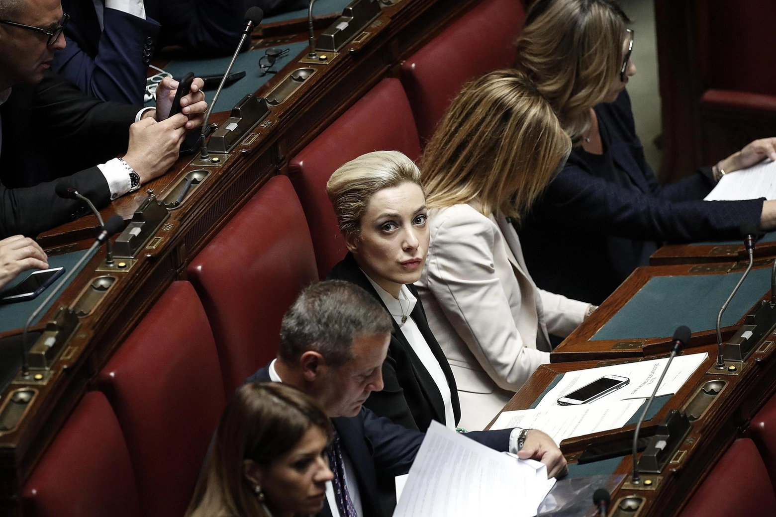Marta Fascina in Parlamento