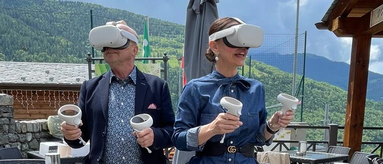 Albaredo, apre il primo Metaborgo: la realtà virtuale rilancia il turismo