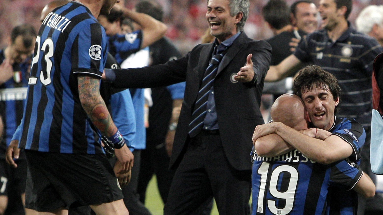 La finale del 2010 tra Inter e Bayern Monaco vinta dai nerazzurri