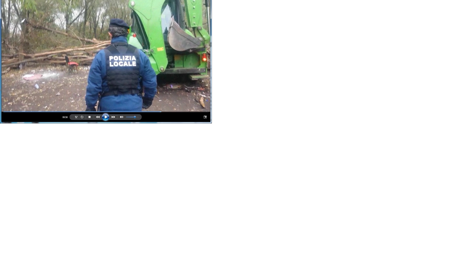 Polizia Locale in azione nel bosco dello spaccio