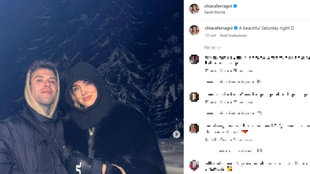 Fedez e Chiara Ferragni (Foto Instagram)