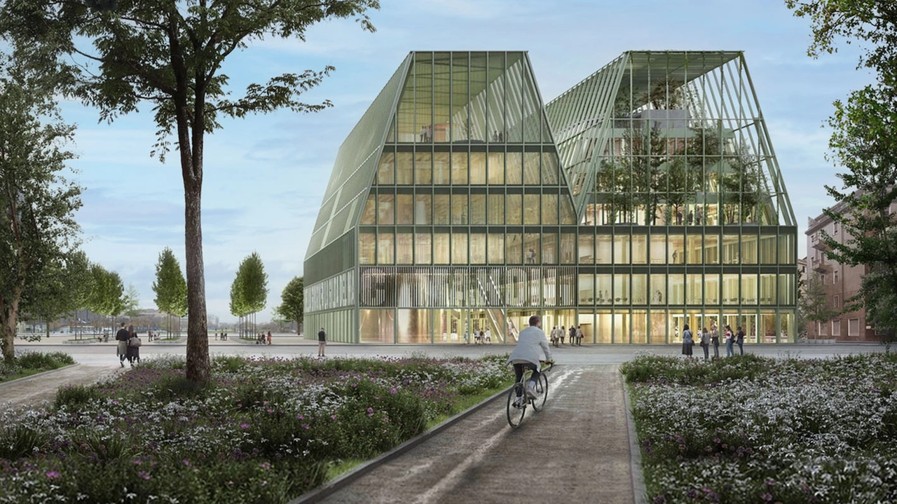 Il rendering del progetto della Beic