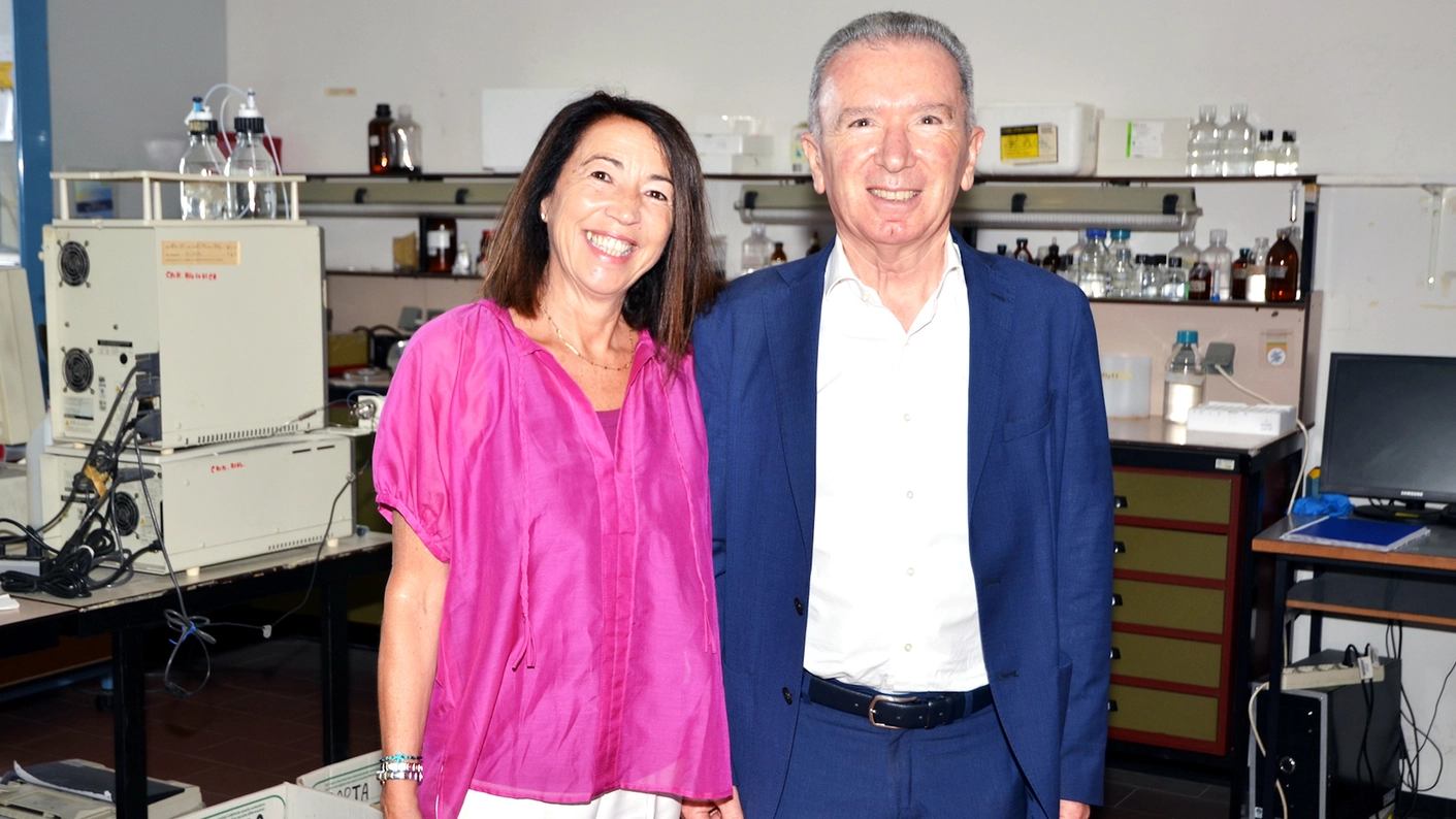 I professori Luigia Rossi e Mauro Magnani, fondatori di EryDel