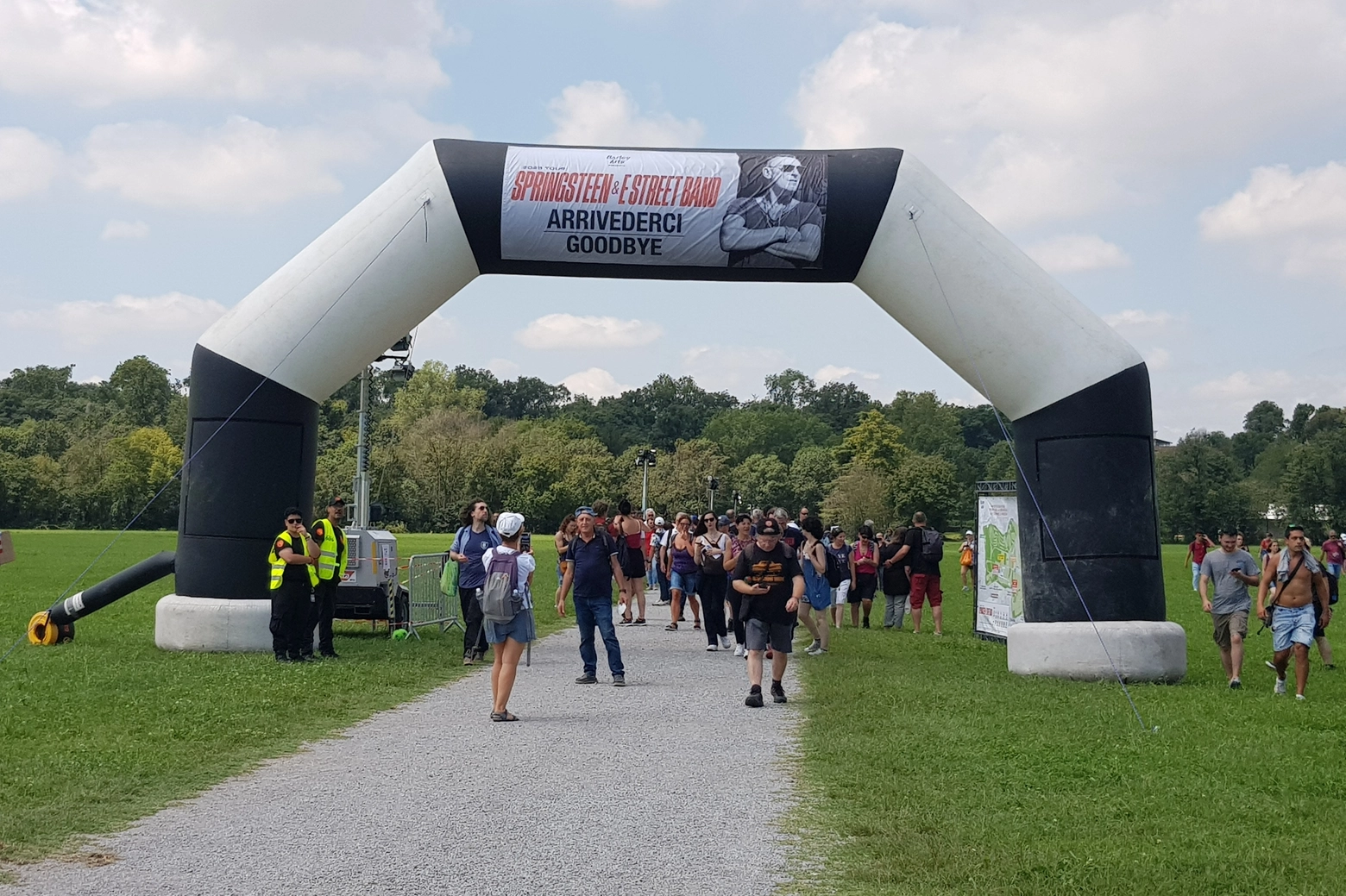 Monza, primi fan per il concerto di Bruce Springsteen