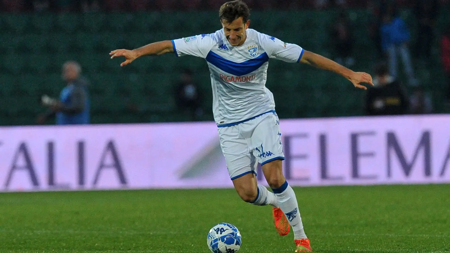 Massimiliano Mangraviti, autore del primo gol bresciano