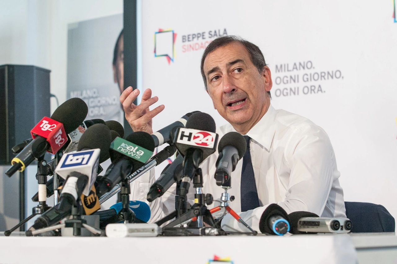 Conferenza stampa di Giuseppe Sala