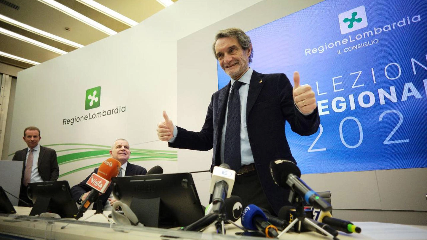 Attilio Fontana esulta: "Vittoria di squadra. Assessori? Valuteremo a bocce ferme"