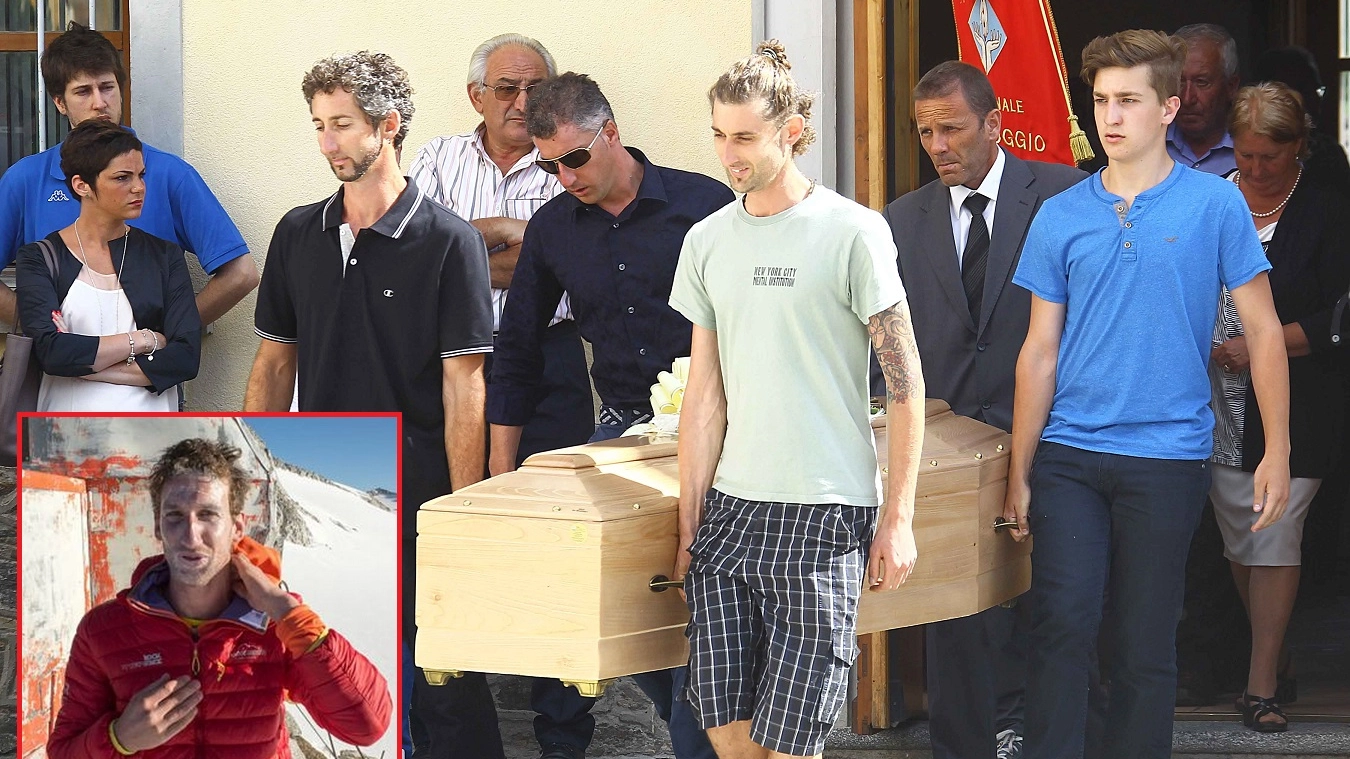 Caspoggio, i funerali di Roberto Dioli (National Press)