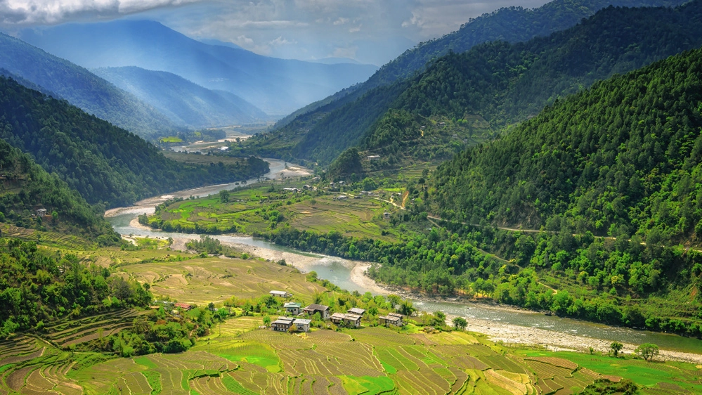 I campi del Buthan