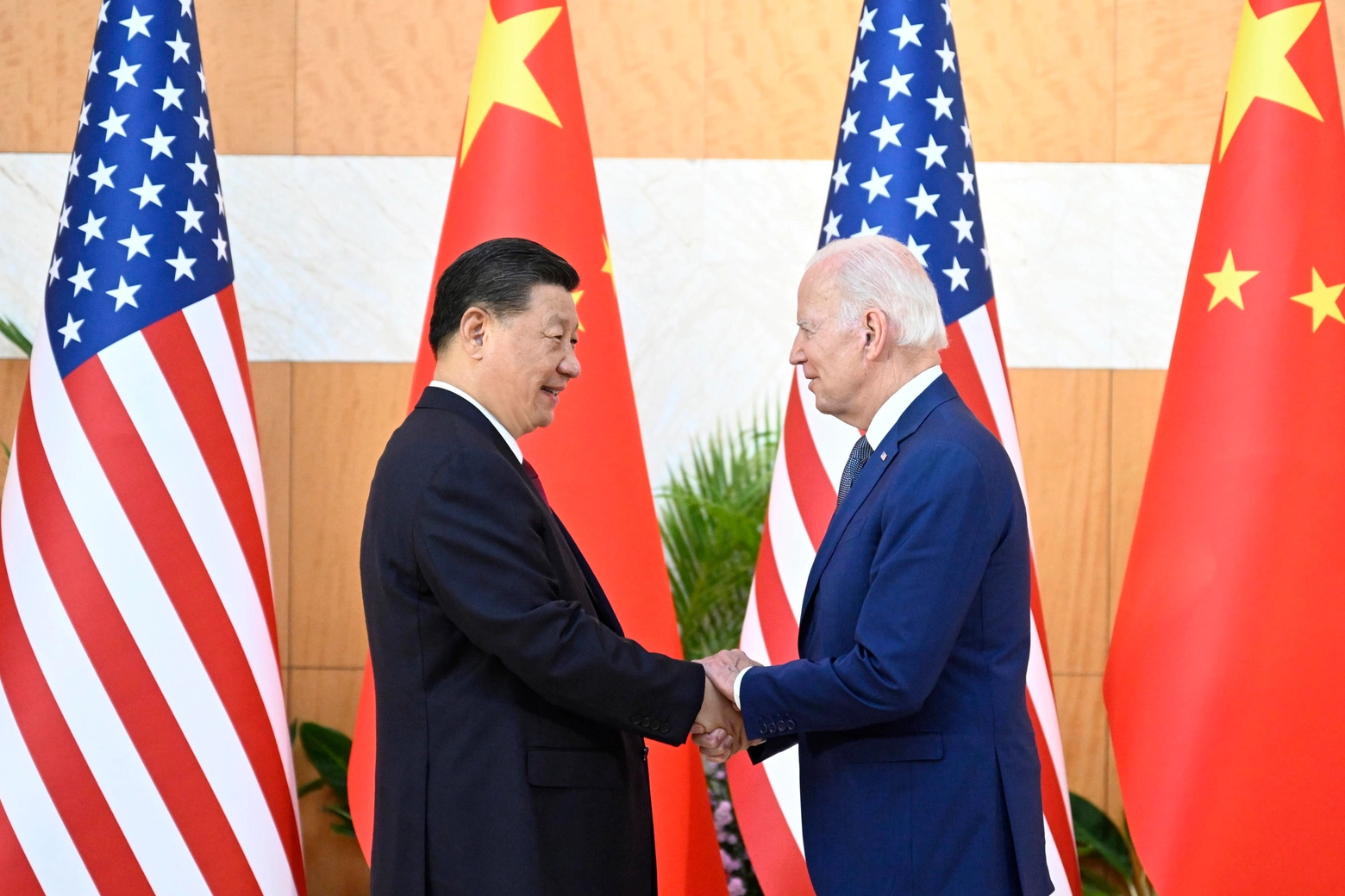 Xi Jinping e Joe Biden (Epa/Xinhua/Li Xueren China out)