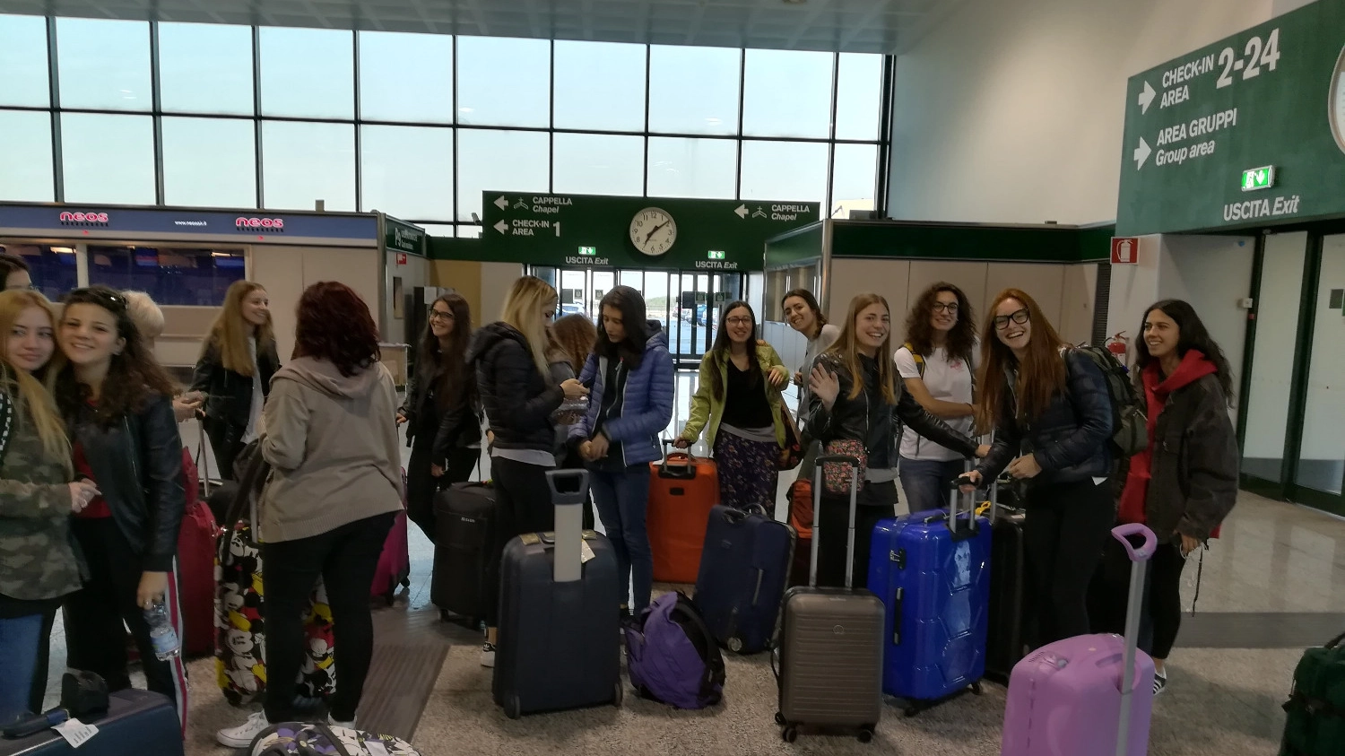 Gli studenti lecchesi in partenza per Cuba