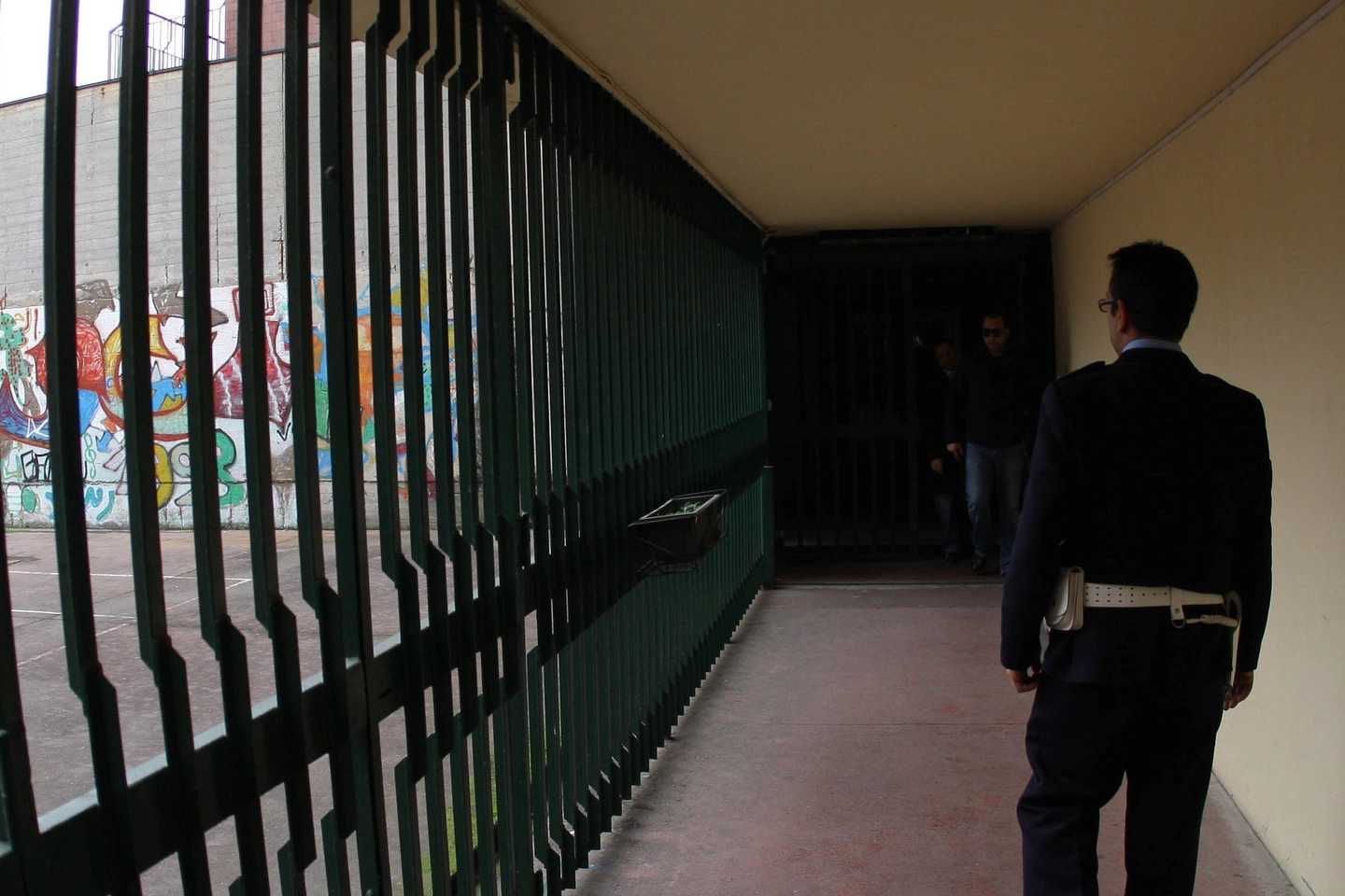 Un corridoio dell’istituto penale minorile Beccaria di Milano 