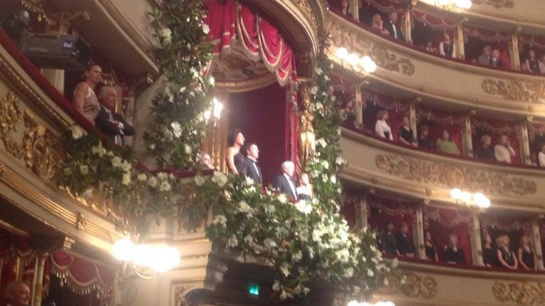 Prima della Scala, il palco reale (Foto d'archivio)