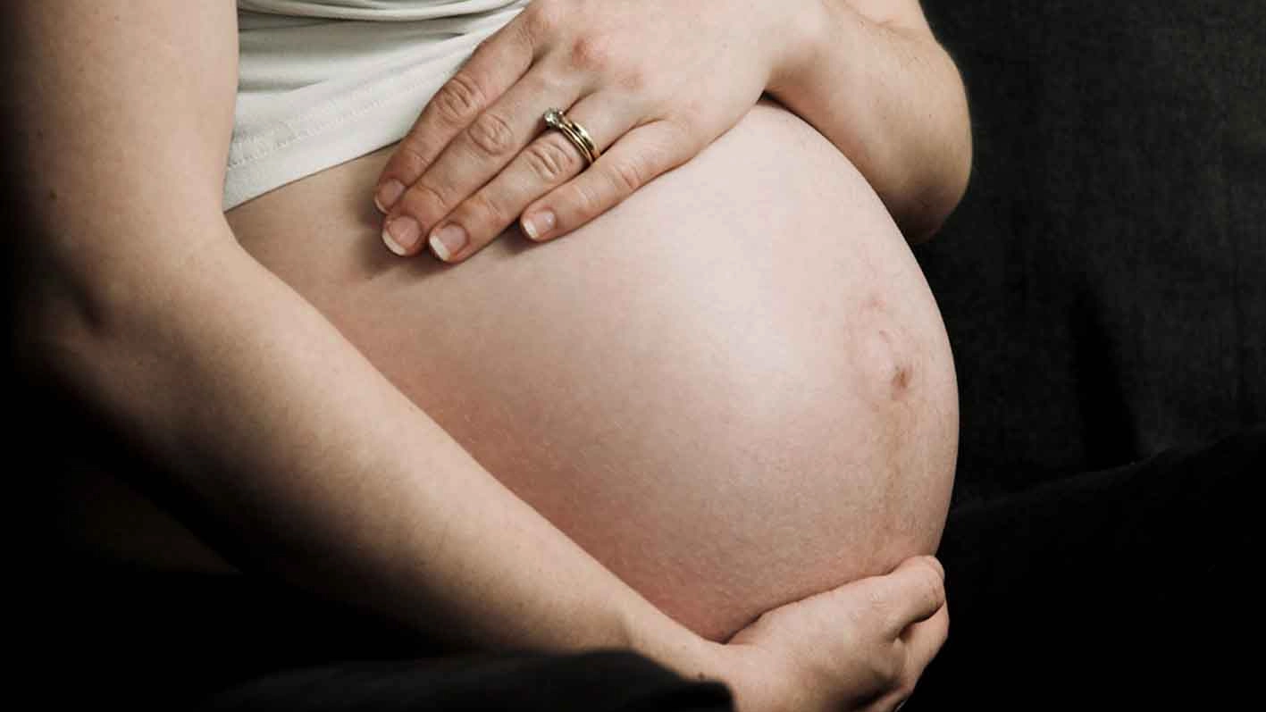 Una donna incinta (Foto Germogli)