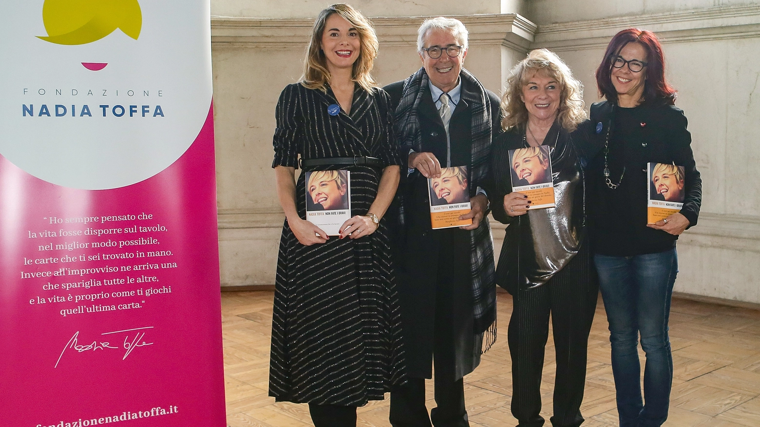 La famiglia di Nadia Toffa presenta la Fondazione in memoria della "Iena" (Fotolive) 