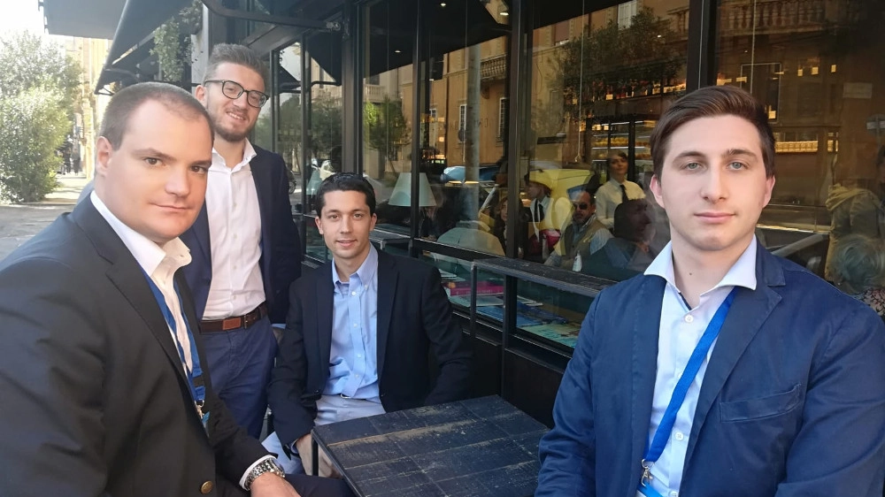 Una delegazione di giovani azzurri lecchesi ha partecipato all'appuntamento politico romano