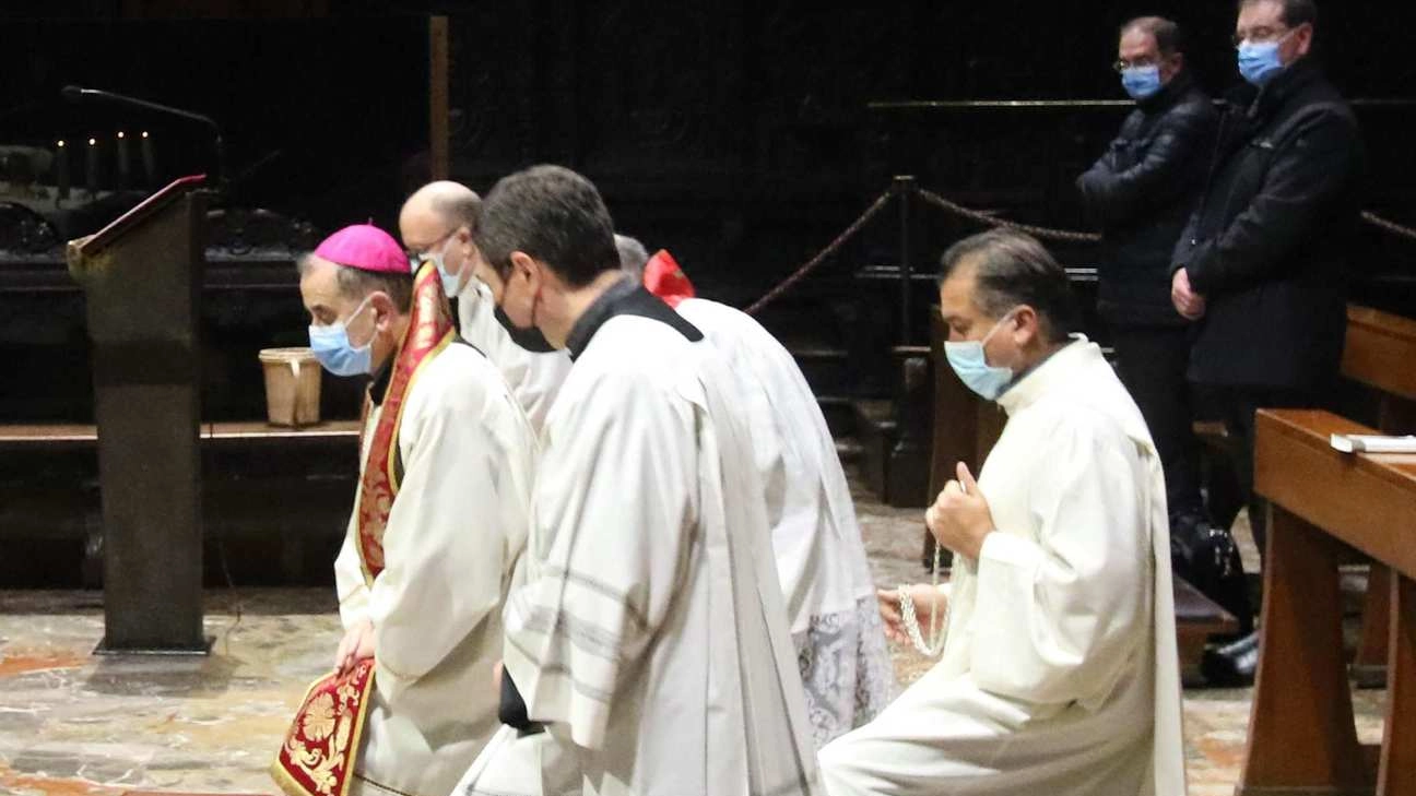 Il momento di preghiera è stato celebrato nella cappella feriale del Duomo