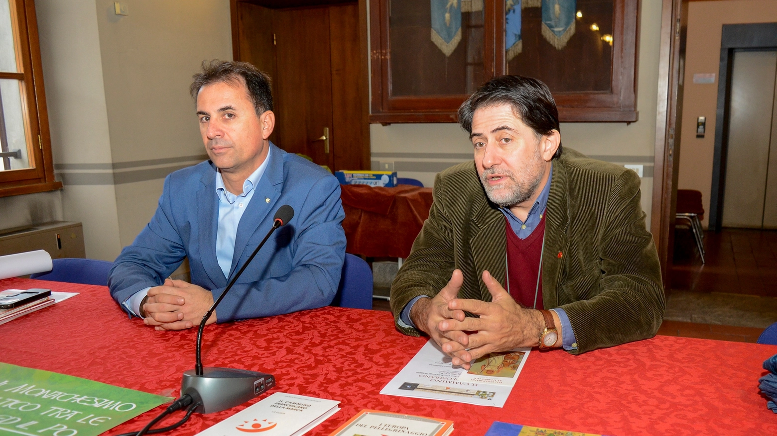 Mauro Steffenini e Adolfo Morganti alla presentazione dell'iniziativa