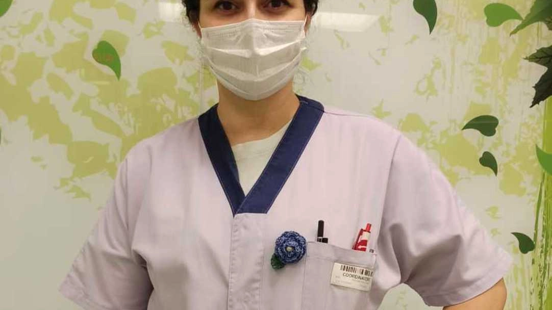 ’ostetrica Anastasia Giuliani, 42 anni, dell’ospedale Maggiore di Lodi