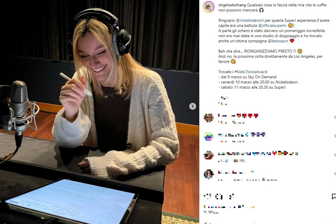 Virginia Tschang (Foto Instagram)