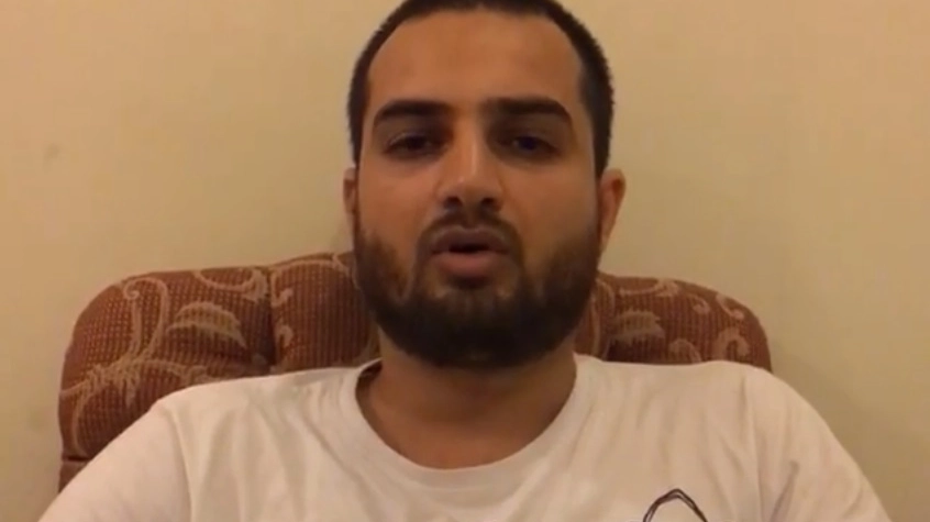 Aftab Farooq nel video dall'hotel in Pakistan