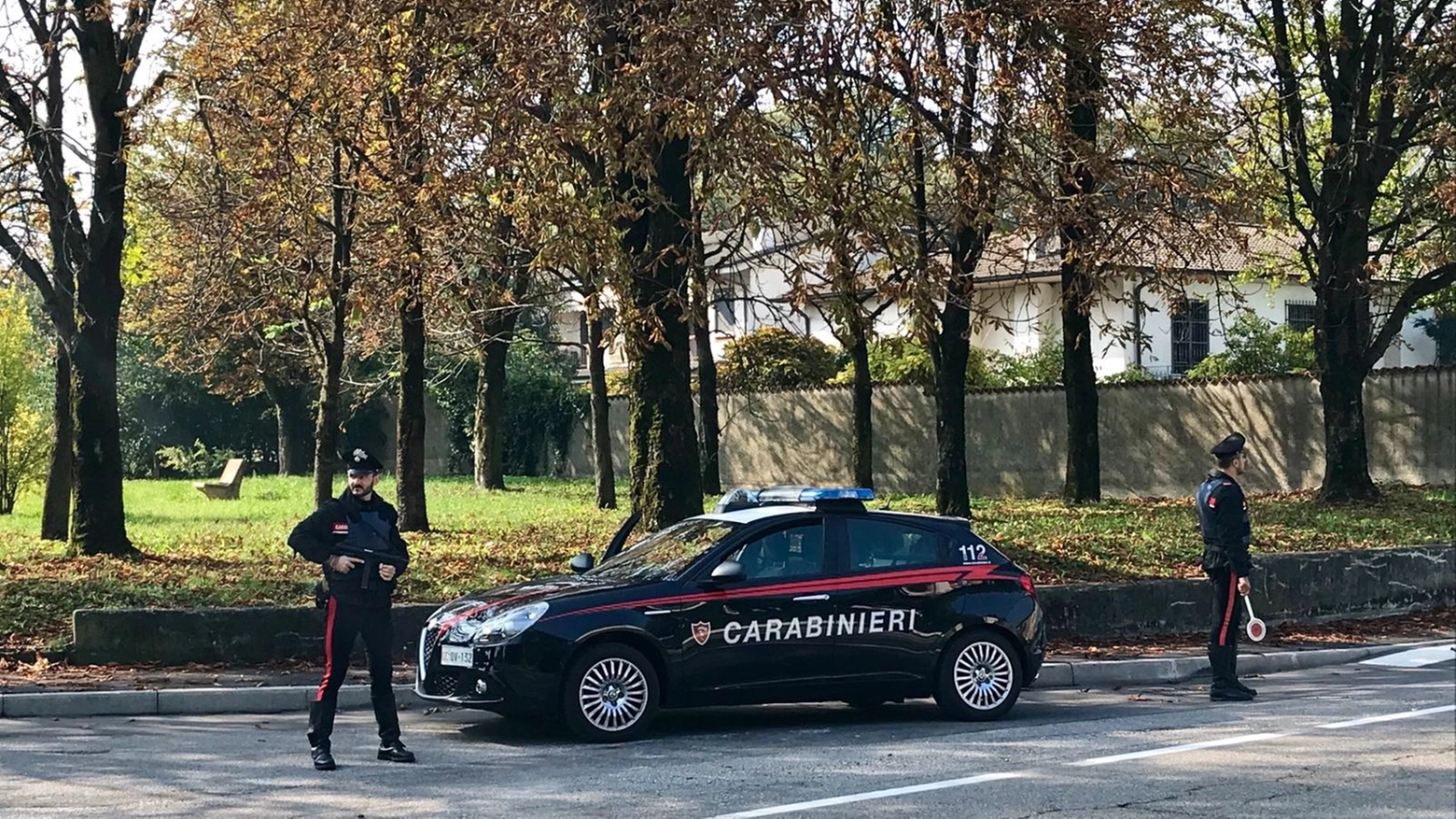 In azione i carabinieri 