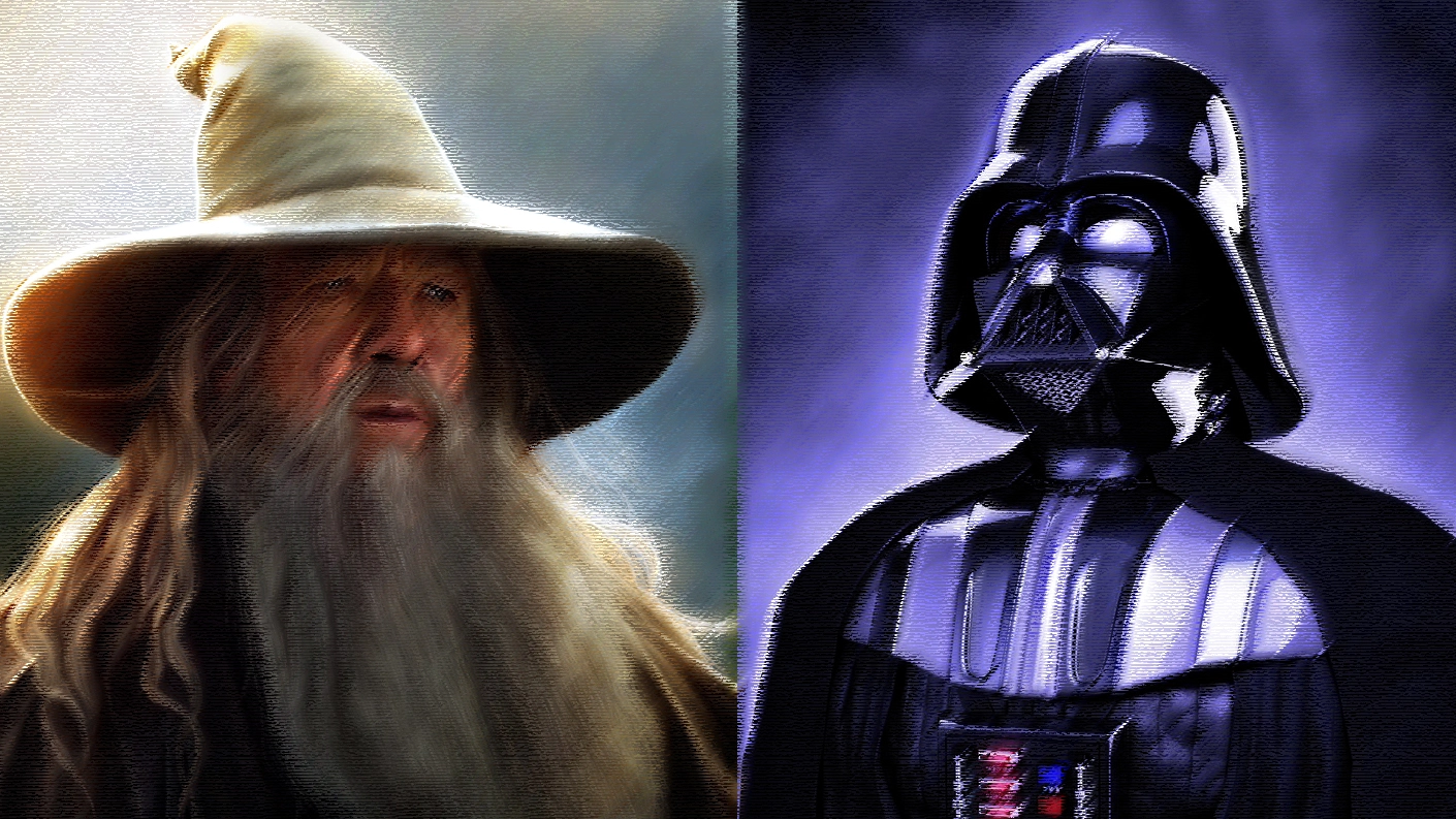 Gandalf e Darth Vader