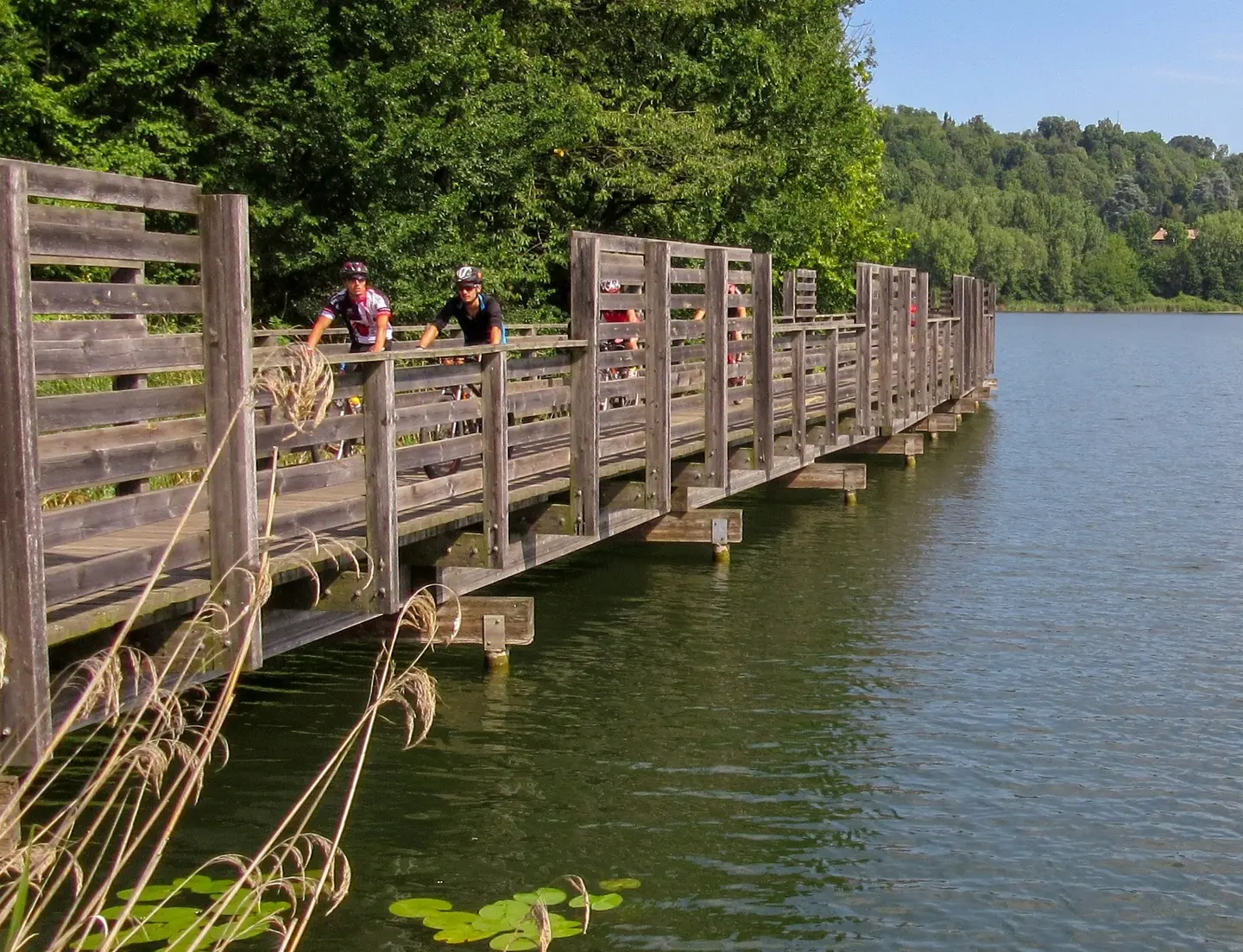 Legno ammalorato, chiude la passerella sul lago di Comabbio