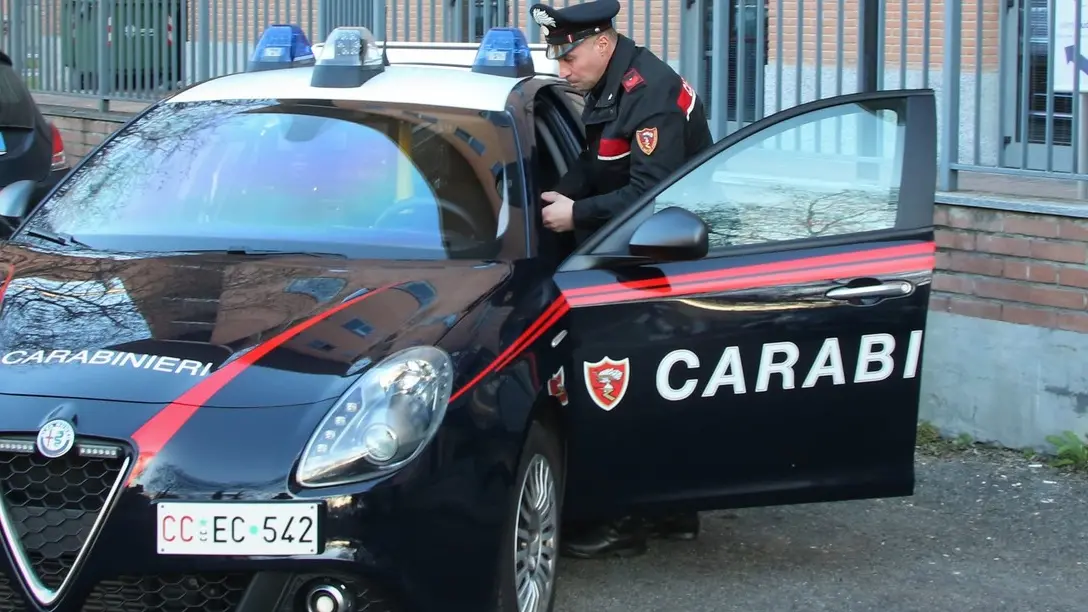 L'intervento dei carabinieri (archivio)