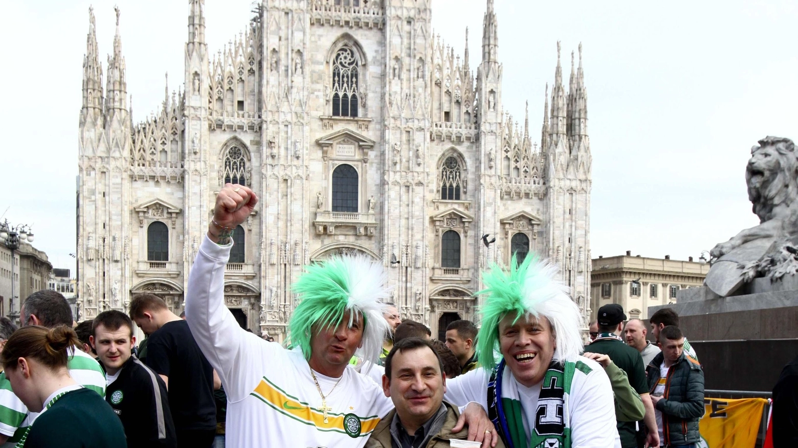 Tifosi del Celtic a Milano