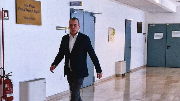 Alessandro Pasini al processo d'Appello a Brescia