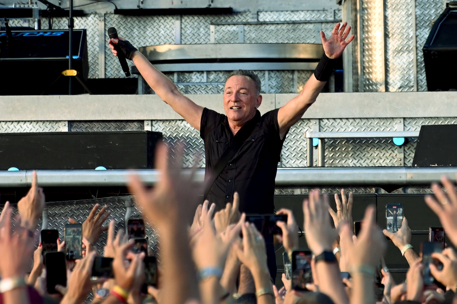 Bruce Springsteen sul palco di Monza