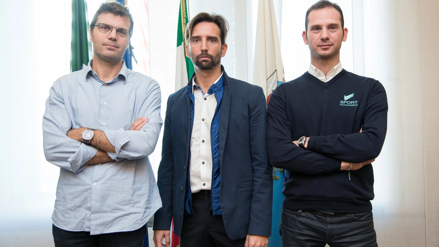 Marco Tonarelli, Gionatan Menga e Fabrizio Tamiazzo di Sport Management