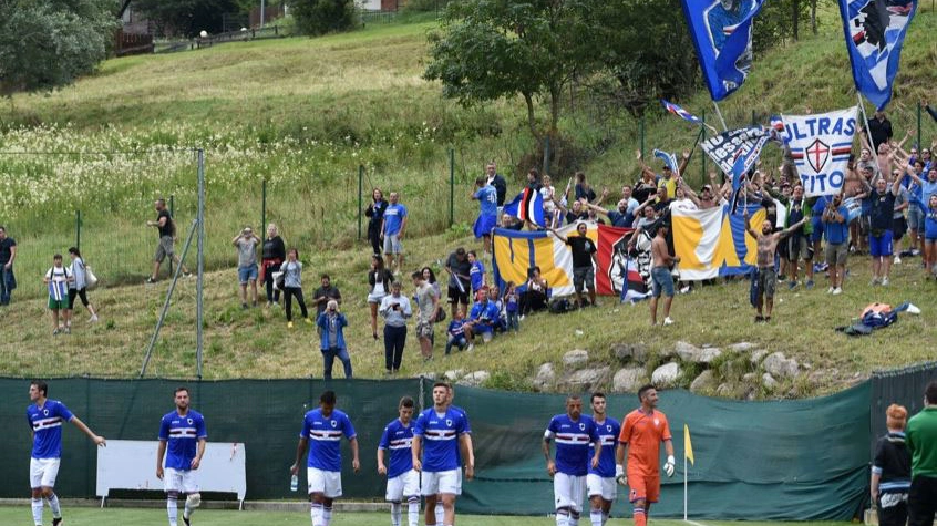 La Sampdoria si sta allenando tra Ponte di Legno e Temù
