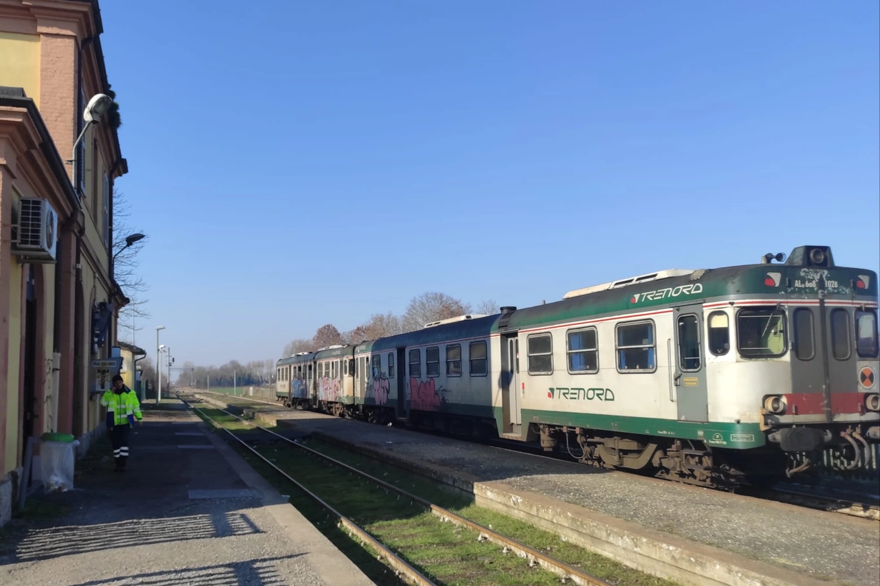 Il treno fermo